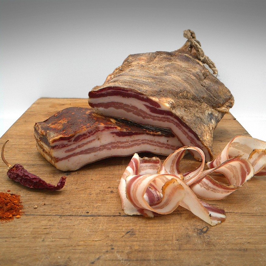 500g Pancetta Stesa Stagionata Macelleria Passalacqua